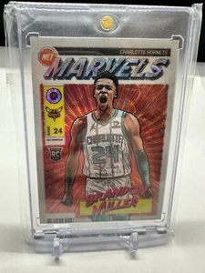  24 Panini Premium Stock Brandon Miller RC Net Marvel's Scope SSP CASE HIT!🔥 - Imagen 1 de 2