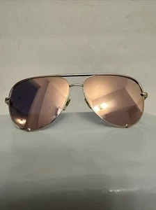 Quay Australia x Desi Perkins Women's Gold Mirror Aviator Sunglasses - Picture 1 of 13