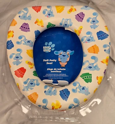 Blue's Clues Cushioned Cushion Vinyl Home or Travel Toilet Potty Seat Toddler - Image 1 of 4