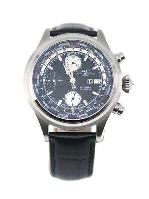 Reloj Ball Trainmaster Worldtime de acero inoxidable CM2052D-LFJ-BK Foto 1 de 3