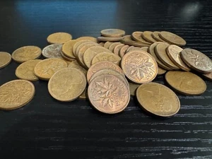 1969 ZIRKULIERT KANADA KLEINER CENT VOLLE ROLLE 50 MÜNZEN - Bild 1 von 1
