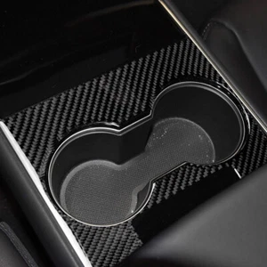 Suitable for Tesla Model-3 Print Carbon Fiber Central Control Panel Trim-3 Piece - Bild 1 von 12