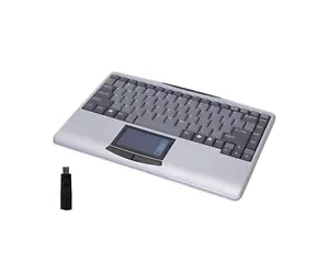 Adesso WKB-4000US SlimTouch Kabellose Mini Tastatur USB Touchpad - Bild 1 von 3