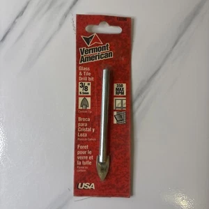 Vermont American Punta per trapano per vetro e piastrelle 3/8" punta in carburo #13306 NOS - Foto 1 di 1