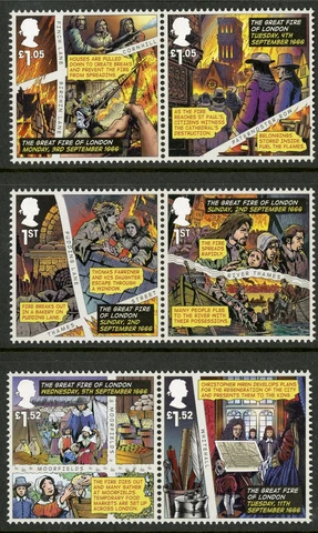 Great Britain   2016   Scott # 3541a-3545a    Mint Never Hinged Pair Set Cover