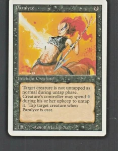 Paralyze 1994 Magic The Gathering Edizione Riveduta #121  - Foto 1 di 2