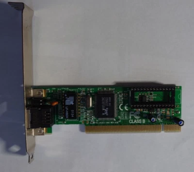 Realtek RTL8139C 17265Q1 -10/100 PCI Netzwerkschnittstelle NIC-Karte RJ45 - Bild 1 von 3