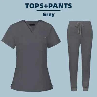 Winter Medical Uniform Scrubs Working Scrubs Coat Set Nurse Dental Surgery Suit - Image 1 of 4