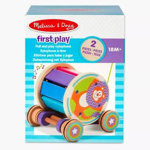 Pull Along Xylophone Toy Melissa & Doug Toddler First Play Musical Rainbow - Picture 1 of 3