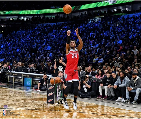 Buddy Hield Sacramento Kings Unsigned 2020 NBA All-Star Three-Point Cover