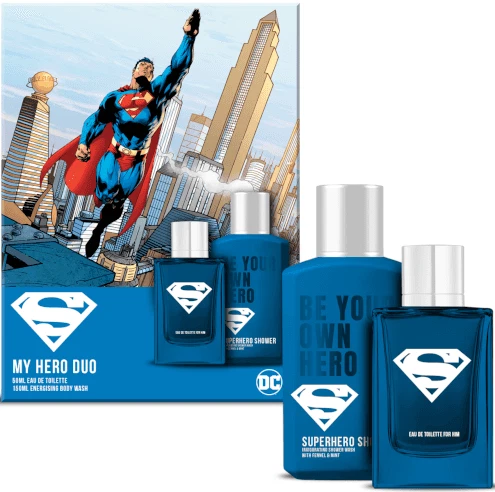 DC Comics Superman My Hero Duo Eau de Toilette EdT 50ml + Duschgel 150ml