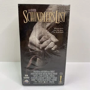 Schindlers List VHS 1994 2 Tapes Factory Sealed 1993 Best Picture Oscar NIP NIB - Foto 1 di 6