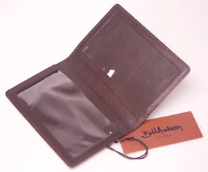 Bill Amberg Designer brauner Leder-Passhalter, Abdeckung/Reisebilderrahmen - Bild 1 von 3