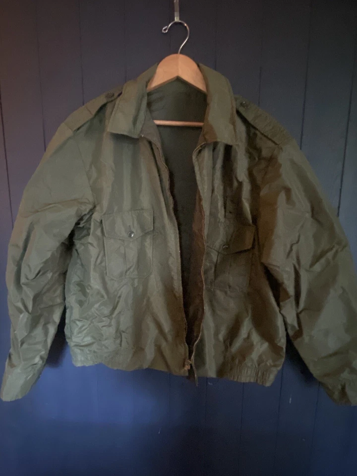 Винтажный 60-х годов США униформа Co. Канзас-Сити зеленый коготь молнии всепогодная куртка - Изображение 1 из 4