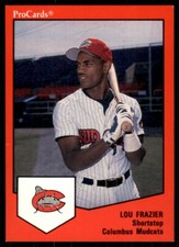 1989 ProCards Minor League Lou Frazier Columbus Mudcats #145