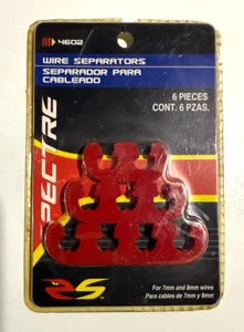 Old Stock RED SPARK PLUG WIRE SEPARATOR 7 &8mm HIGH TEMP 400 DEGREE Spectre 4602 - Picture 1 of 4