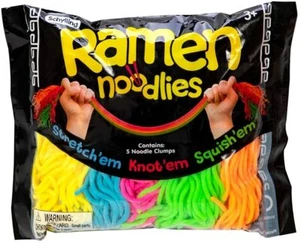 Nee Doh Ramen Noodlies Stetch'em Squeeze'em Loop'em Stress Relief Sensory Needoh - Imagen 1 de 3