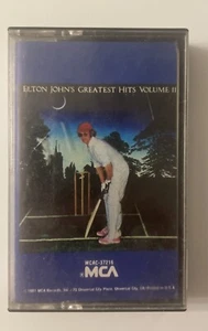 Elton John Cassette Greatest Hits Volume II Cassettes 1977 MCA - Picture 1 of 4