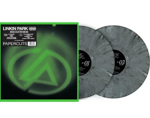 Linkin Park PAPERCUTS 2XLP Dark Grey Color Vinyl Friendly Fire Hits New Sealed - Picture 1 of 2