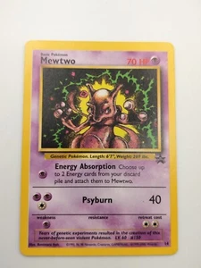 Pokemon Mewtwo 1995 Black Star Promo Karte 14 LV. 60 #150 - Bild 1 von 5