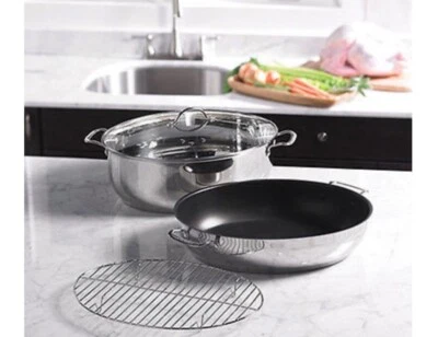 PRINCESS HOUSE ACERO INOXIDABLE 16 QT Tostador con Estante 4 en 1 # 6551 Foto 1 de 4