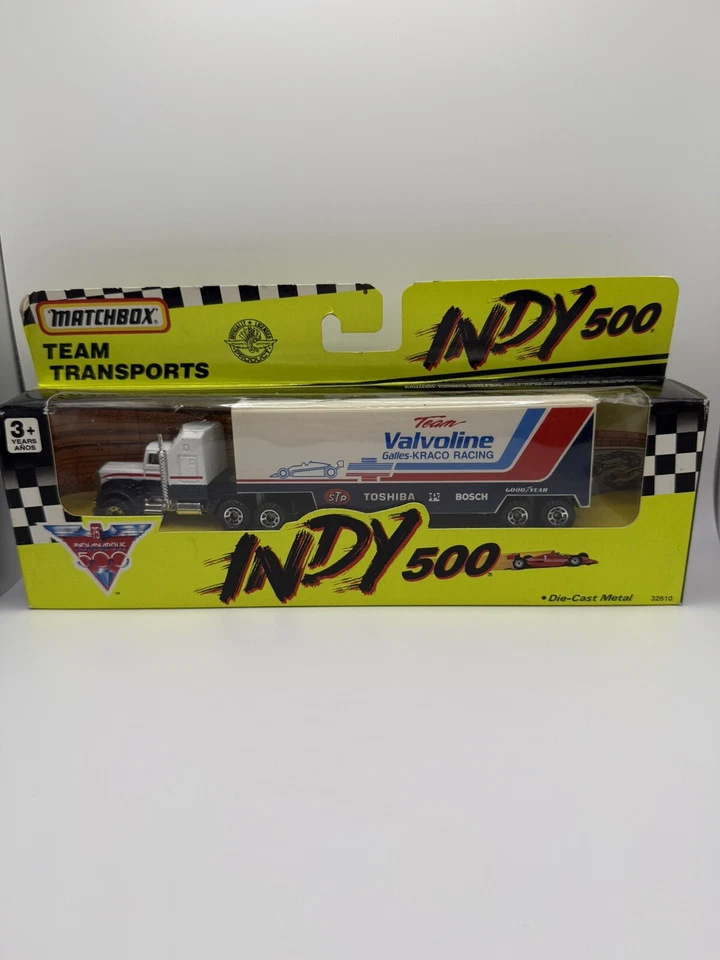 Matchbox 1990 75th Indy 500 Team  Galles-KRACO Car Transporter Vintage - Image 1 of 1