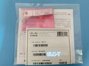 Neu versiegelt Cisco GLC-T 1000Base-T SFP Transceiver Modul RJ-45 - Bild 1 von 3