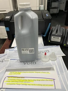 Recarga de tóner MICR Check (1.000 g) PB-210, PB-211, PB-210E para Pantum P2500w - Imagen 1 de 8
