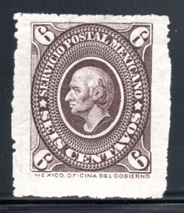 MEXICO, 6 CTS. 1885, MH, M. HIDALGO   (JUN-117) - Picture 1 of 1