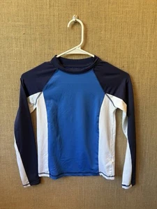 Cat & Jack Boys Blue Long Sleeve Rash Guard Size M (8/10) - Picture 1 of 2