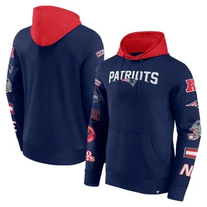 NFL Hoody New England Patriots Fleece Patched Out Kaputzenpullover hood Sweater - Bild 1 von 3