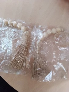Bead Decoration For Furniture Still Sealed Tassled Approx 10 Inches Loop To End - Picture 1 of 1