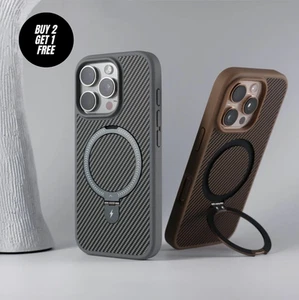 Carbon Fibre MagSafe Case for Apple iPhone 13 12 11 14 15 Pro 16 Pro Max Plus - Picture 1 of 11