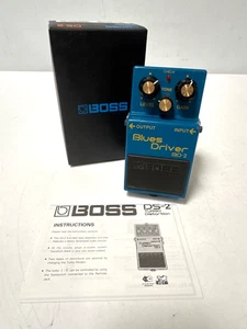 Vintage Boss Blues Driver BD-2 Blue Guitar Effect Pedal - Tested - Picture 1 of 15