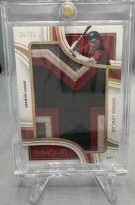 2023 Immaculate Jumbo Jersey Number PATCH Jordan Lawlar 36/36 Bookend eBay 1/1 - Picture 1 of 2