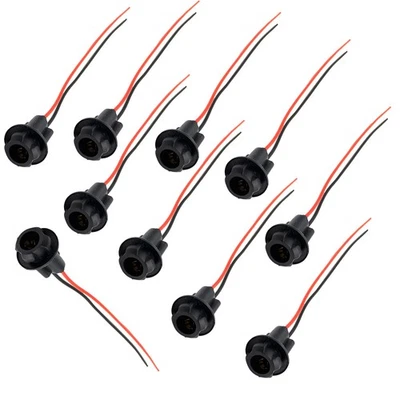 10pcs Car Socket T10 W5W 168 194 Connector Extension LED Bulbs Wedge Light LOT B - Image 1 of 4