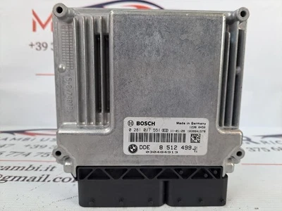 CENTRALINA MOTORE PER BMW Serie 1 Serie (E87) 8512499-01 0281017551 N47D20C die - Immagine 1 di 4