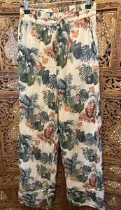 Paul & Joe Sister Tropical Leaves and Cats Pants France-XS - Picture 1 of 15