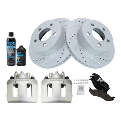 Front Brake Pad & Rotor Kit Fits 1999-2001 Jeep Cherokee 1999-2006 Wrangler - Изображение 1 из 4