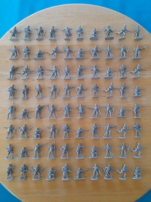 80 x Revell 1/72 AWI AMERICAN MILITIA Revolutionary War Figures Set 02561 Bundle - Image 1 of 4