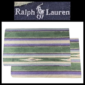 2 Ralph Lauren DESERT SPRING Standard Pillow Case Southwestern Aztec Made In USA - Picture 1 of 8