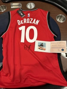 DeMar DeRozan Signed Toronto Raptors Classic Jersey AJ Sportsworld Authenticity - Picture 1 of 8