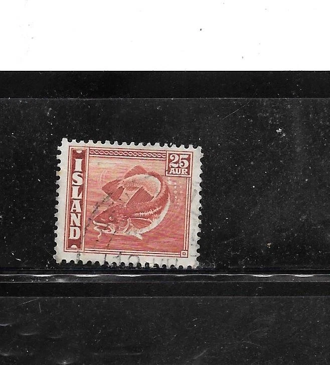 ILANDIA SC# 225 1945 25a PECES DEFINITIVO MUY FINO SELLO USADO ANTIGUO VINTAGE Foto 1 de 1