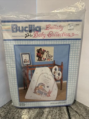 Bucilla摇篮曲婴儿系列我们的婴儿床盖十字绣套件35x45 — 第 1/4 张图片