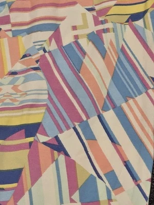 Leggings Lularoe Tween - Rayas de Verano - Rosa, Amarillo, Crema, Azul, Púrpura, Melocotón Foto 1 de 4