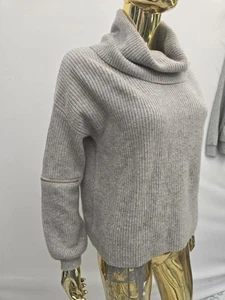 The Cashmere Project Sweater Womens Turtleneck Gray Small - Picture 1 of 4