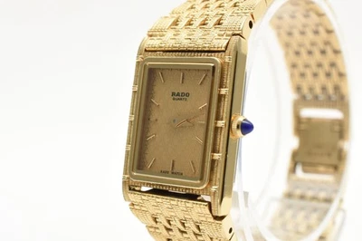 Rare Vintage [MINT] RADO 179.9519.2 Quartz Gold Analog Women's Watch From JAPAN - Image 1 of 4