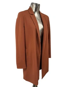 Wallis Blazer Size 12 Womens Suit Jacket Terracotta Bronze Midi NEW EU40 RRP £50 - Picture 1 of 16
