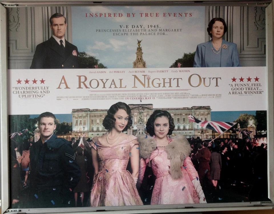 Cinema Poster: A ROYAL NIGHT OUT 2015 (Quad) Rupert Everett Emily Watson