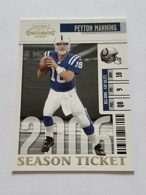 2006 PLAYOFF CONTENDERS PEYTON MANNING #43 HOF COLTS $$$$ - Image 1 of 2